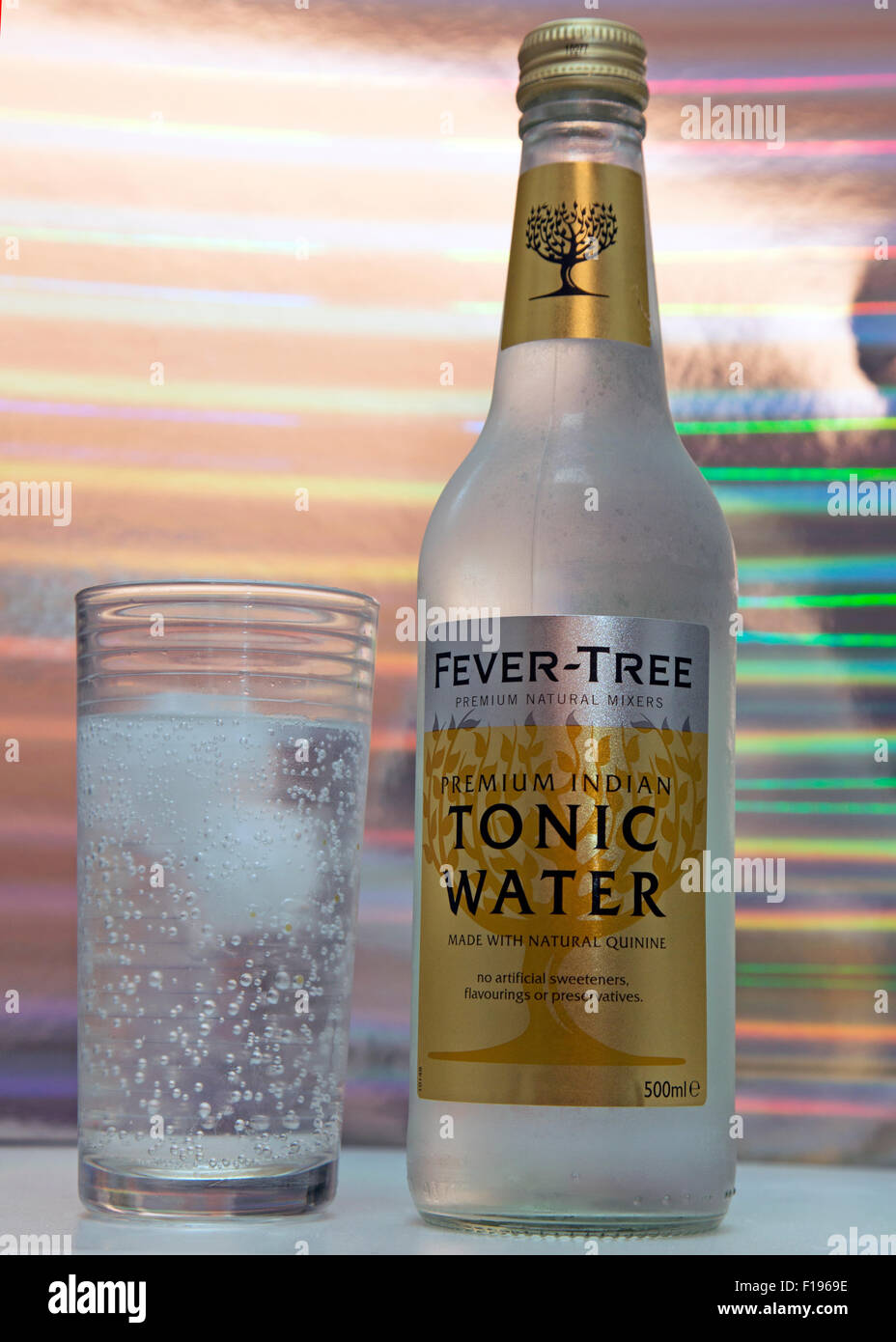 Fever-Tree premium Indian tonic water, London Stock Photo