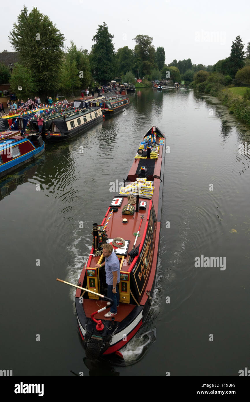 Canalboats at the Northampton Festival of Water 2015 BECKET'S PARK