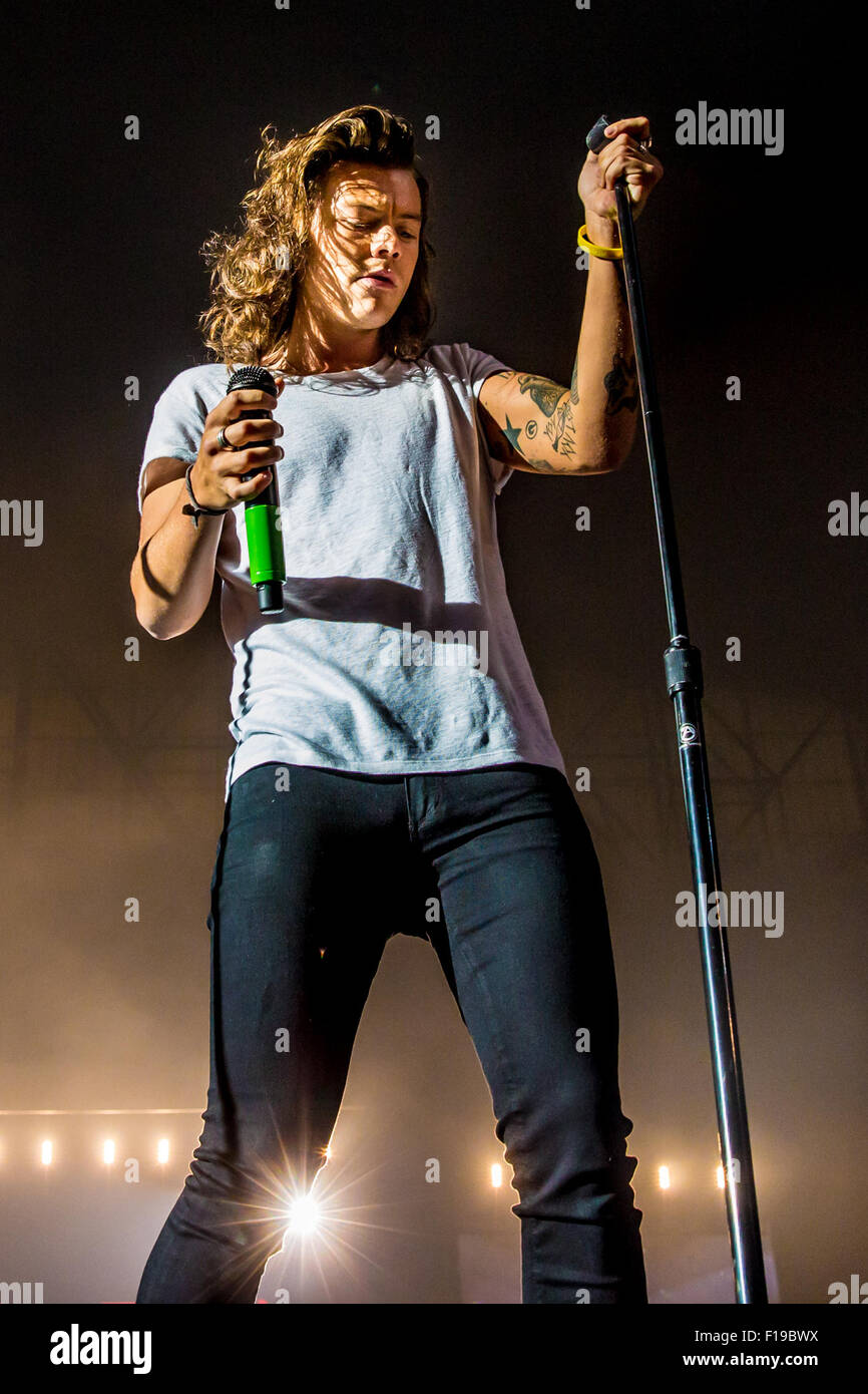 Detroit, Michigan, USA. 29th Aug, 2015. HARRY STYLES of ONE 