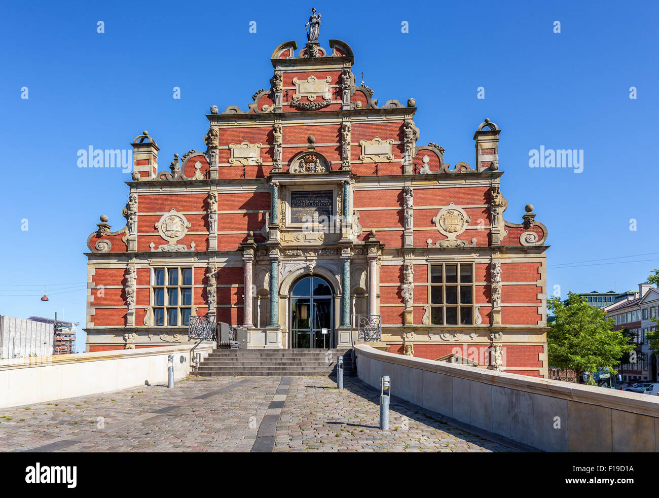 Entrance to the old Stock Exchange in Copenhagen, Denmark Stock Photo