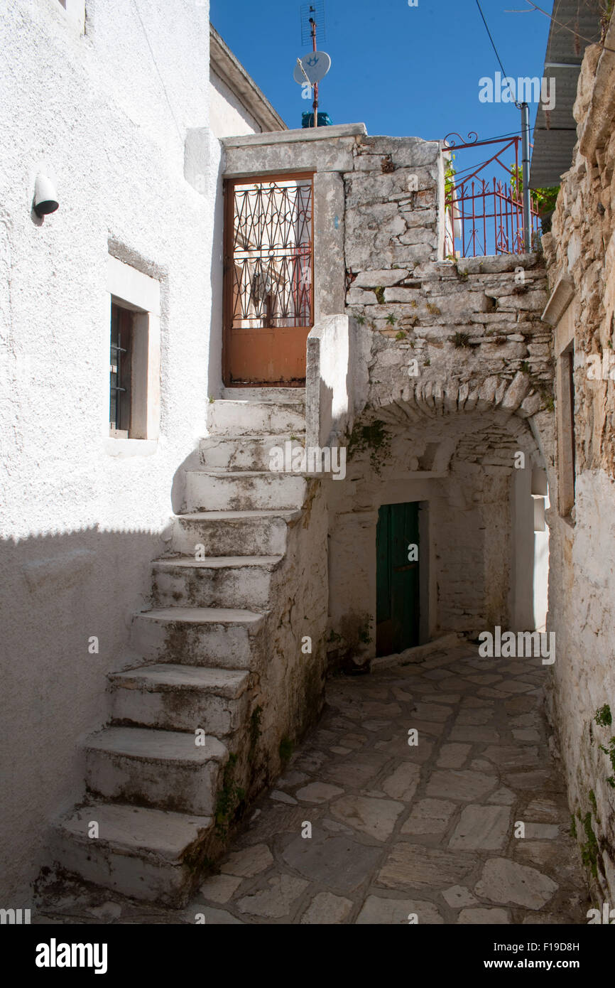 Griechenland, Kykladen, Naxos, Aperathos (Apiranthos) Stock Photo