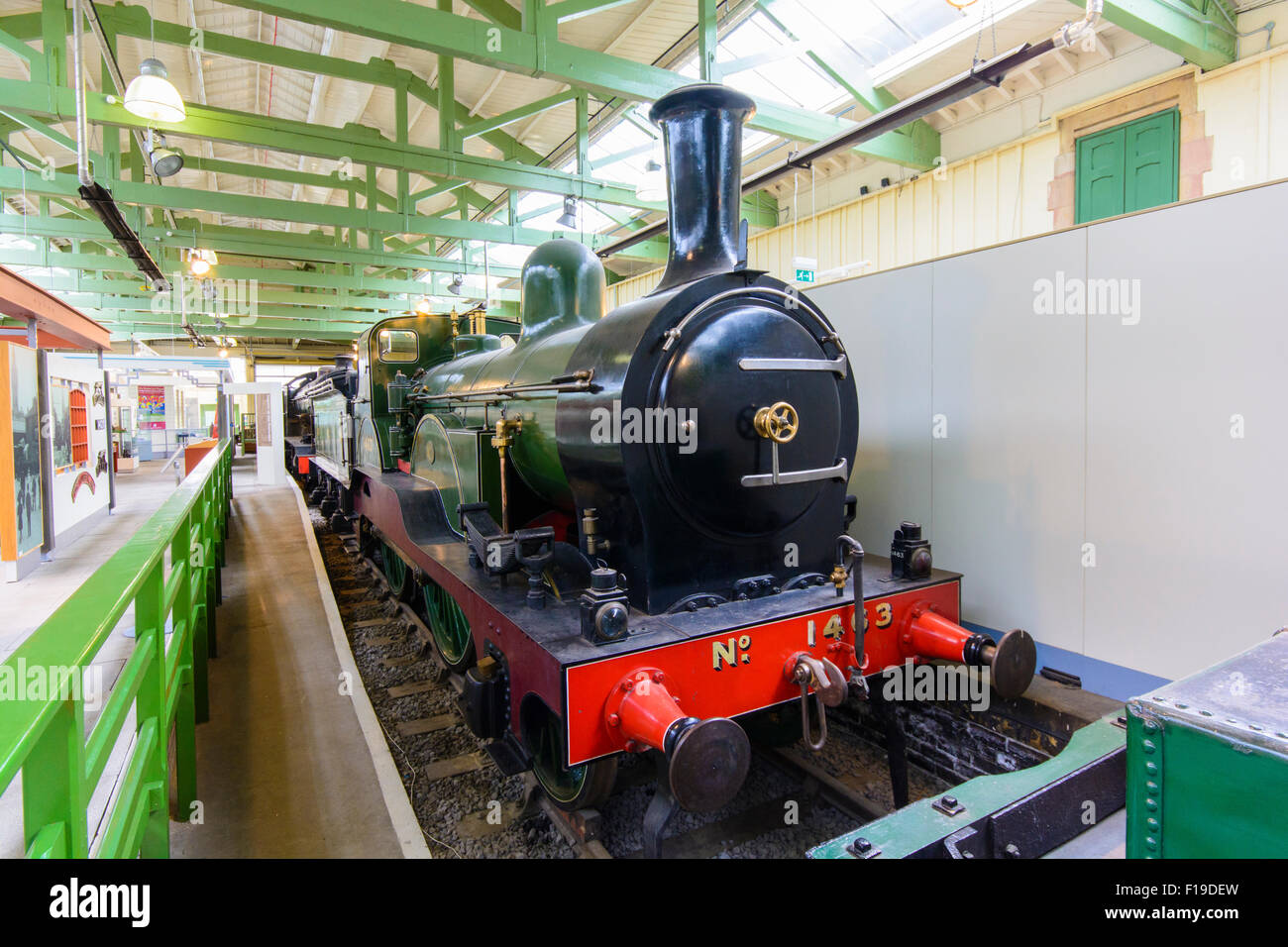 Steam engine at The Head of Steam Stock Photo