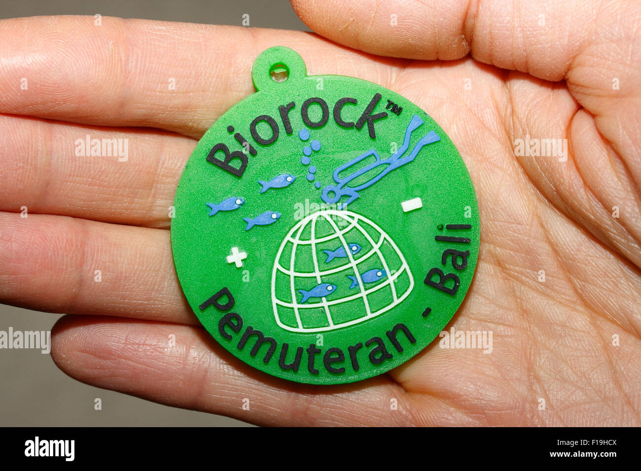 px43004-D. Purchase of this tag helps support a special artificial reef project in Permuteran Bay on Bali Island in Indonesia Stock Photo