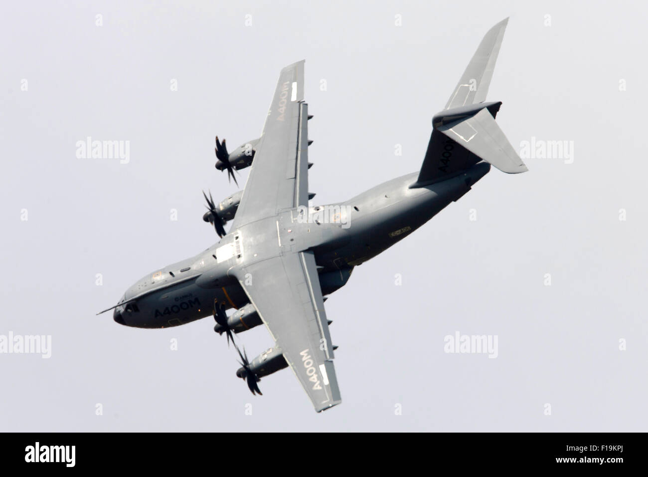 Airbus A400M military transport aircraft at RIAT Royal International Air Tattoo RAF Fairford July 2015 Stock Photo