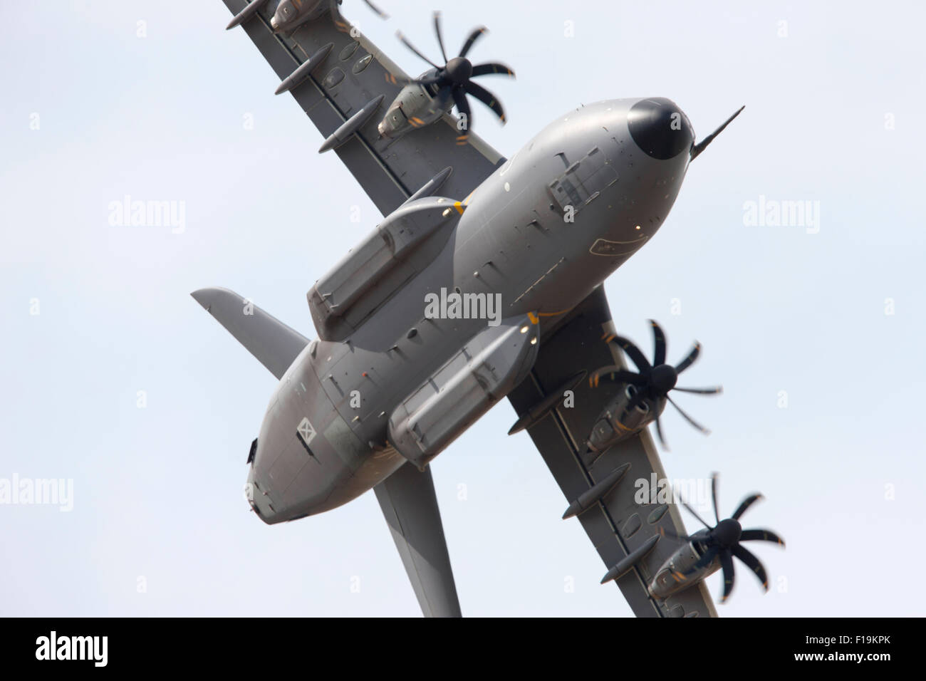 Airbus A400M military transport aircraft at RIAT Royal International Air Tattoo RAF Fairford July 2015 Stock Photo