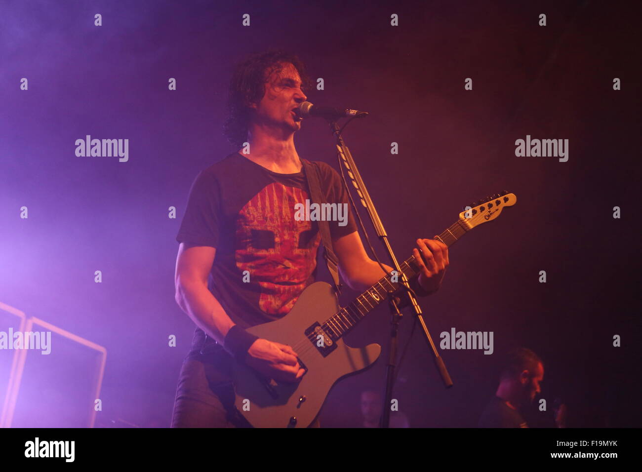 Leeds, Yorkshire UK. 30th August, 2015. Gojira perform live on The Lock Up Stage at Leeds Festival 2015 Credit:  Simon Newbury/Alamy Live News Stock Photo