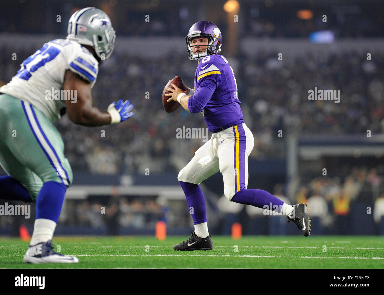 Aug 29, 2015: Dallas Cowboys quarterback Jameill Showers #7 during