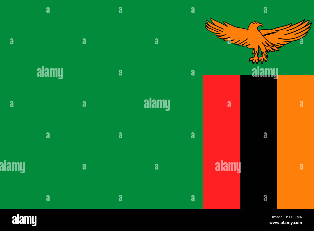 Zambian official flag hi-res stock photography and images - Alamy