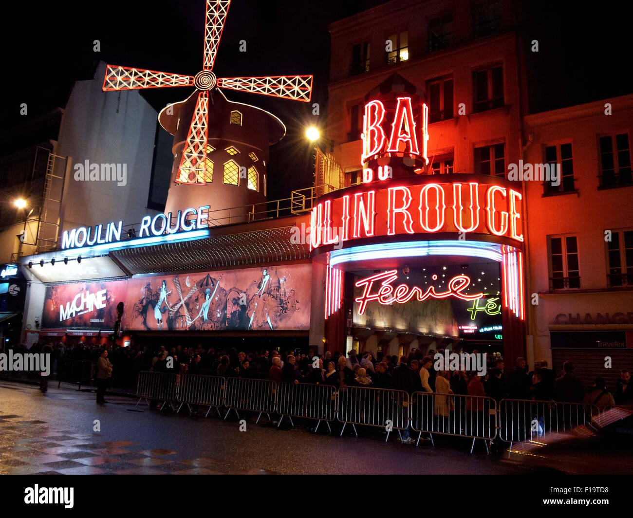 The Moulin Rouge night club in Paris, France Stock Photo Alamy