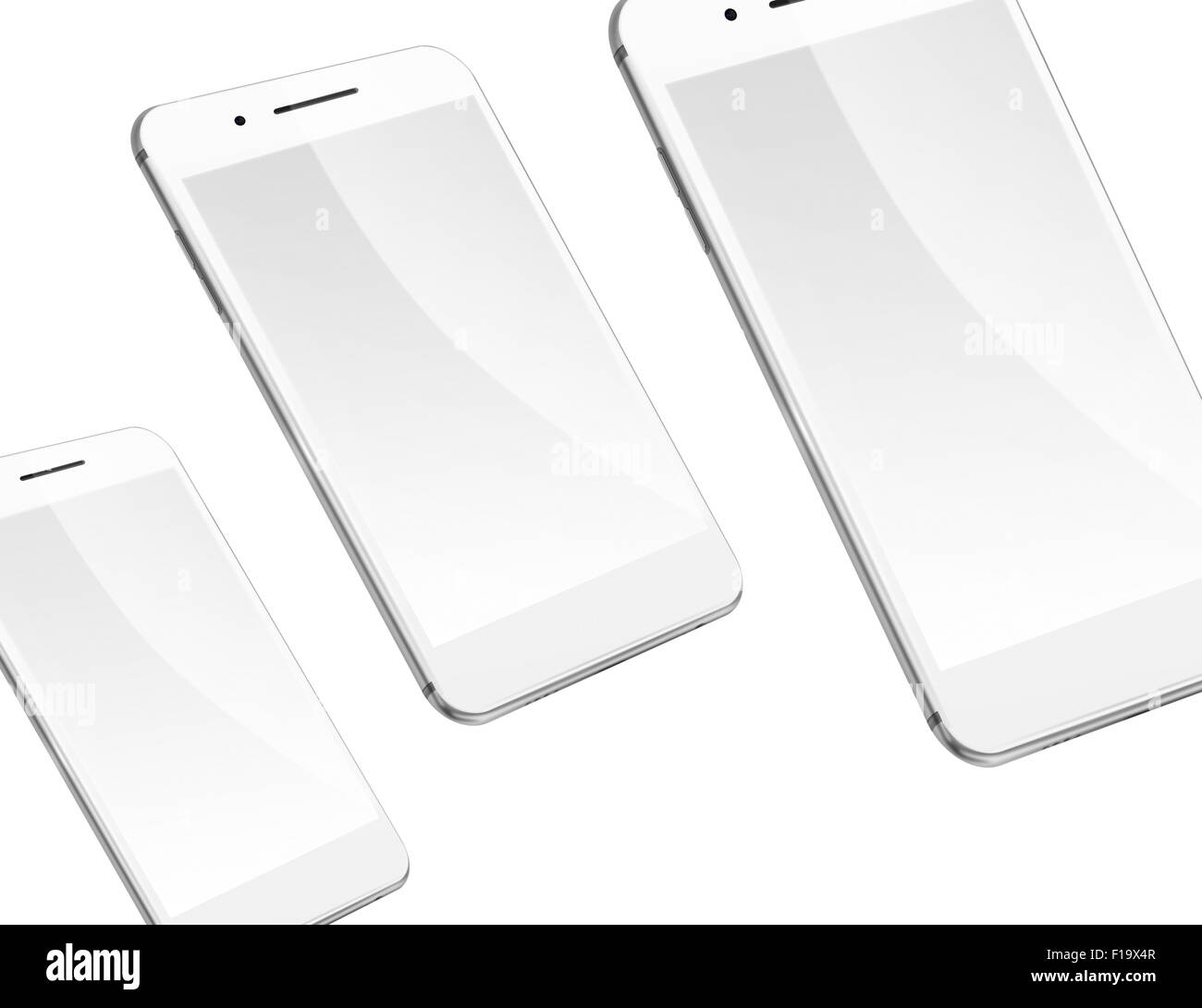Phone screens Black and White Stock Photos & Images Alamy