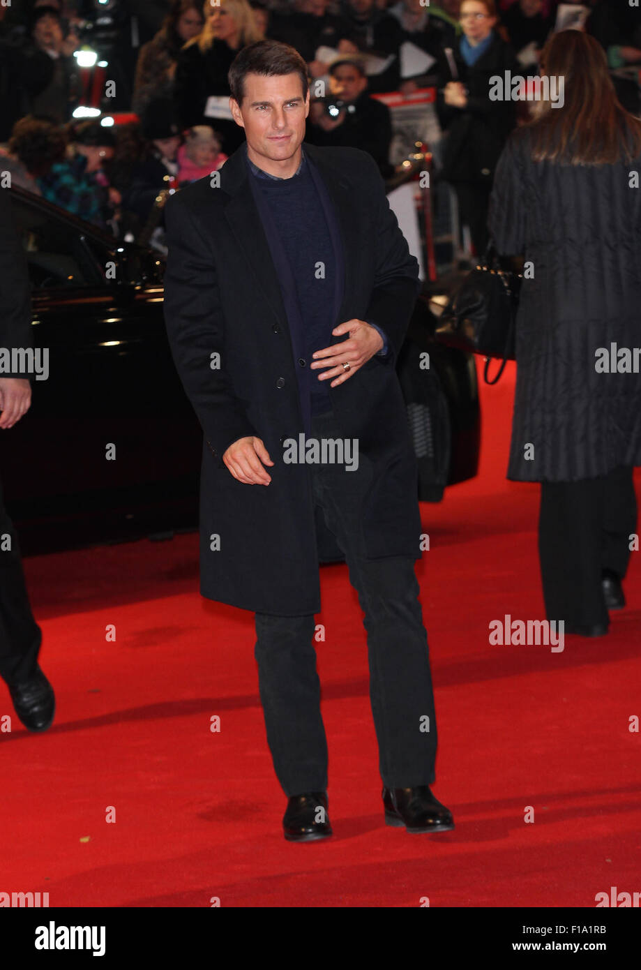 Tom Cruise attends a film premiere in London 2011 Stock Photo