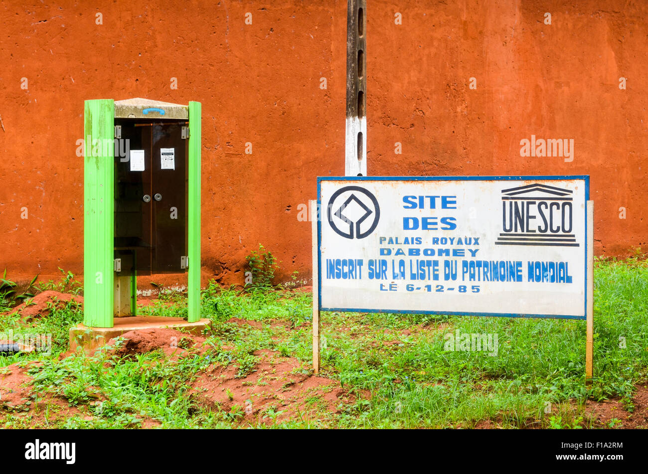 UNESCO World Heritage in Abomey, the King palaces, Benin Stock Photo