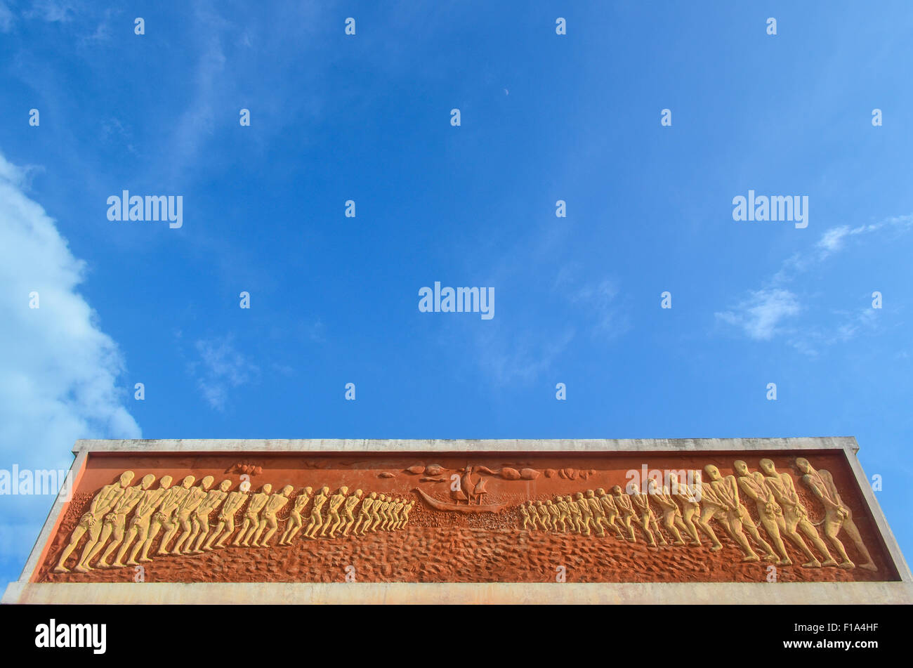 Door of No Return (Porte du non retour) in Ouidah, a former slade trade post in Benin Stock Photo