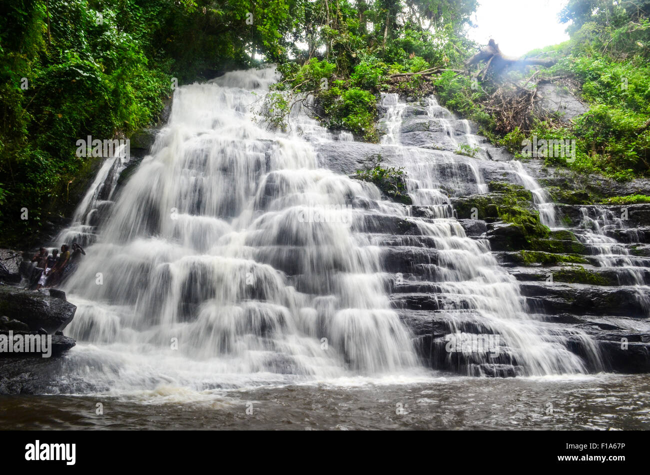 Cascade de Man (waterfall), Man, Côte d'Ivoire Stock Photo Alamy
