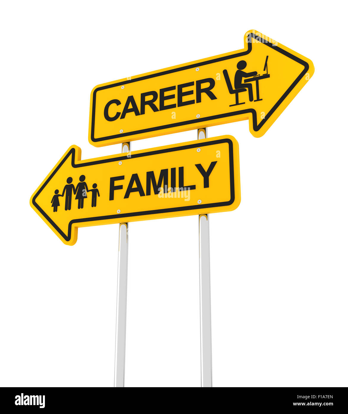 Career or family Stock Photo