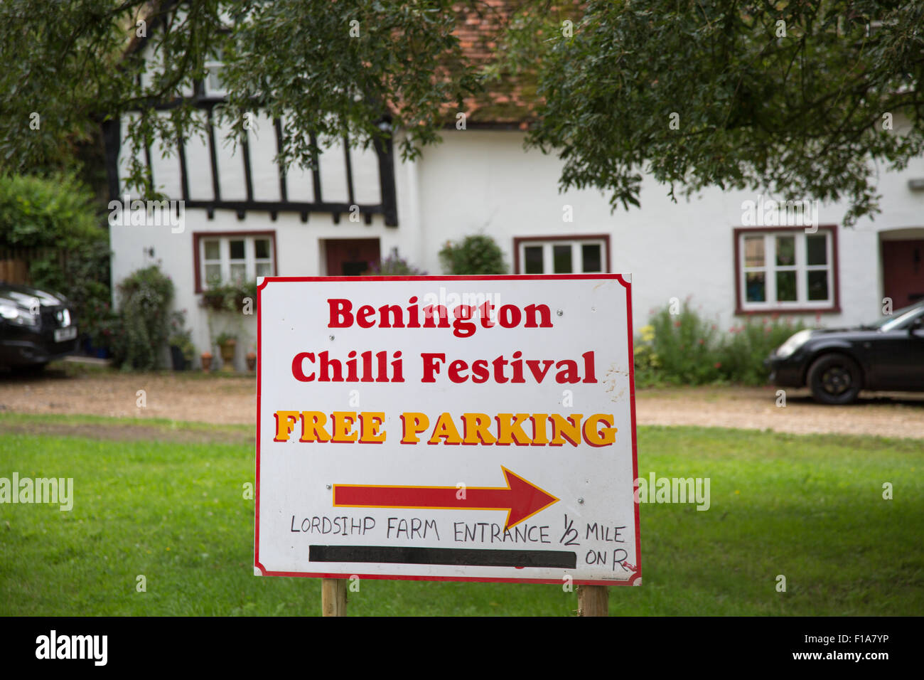Chilli Festival Bennington, Bennington Lordship Gardens. Stock Photo
