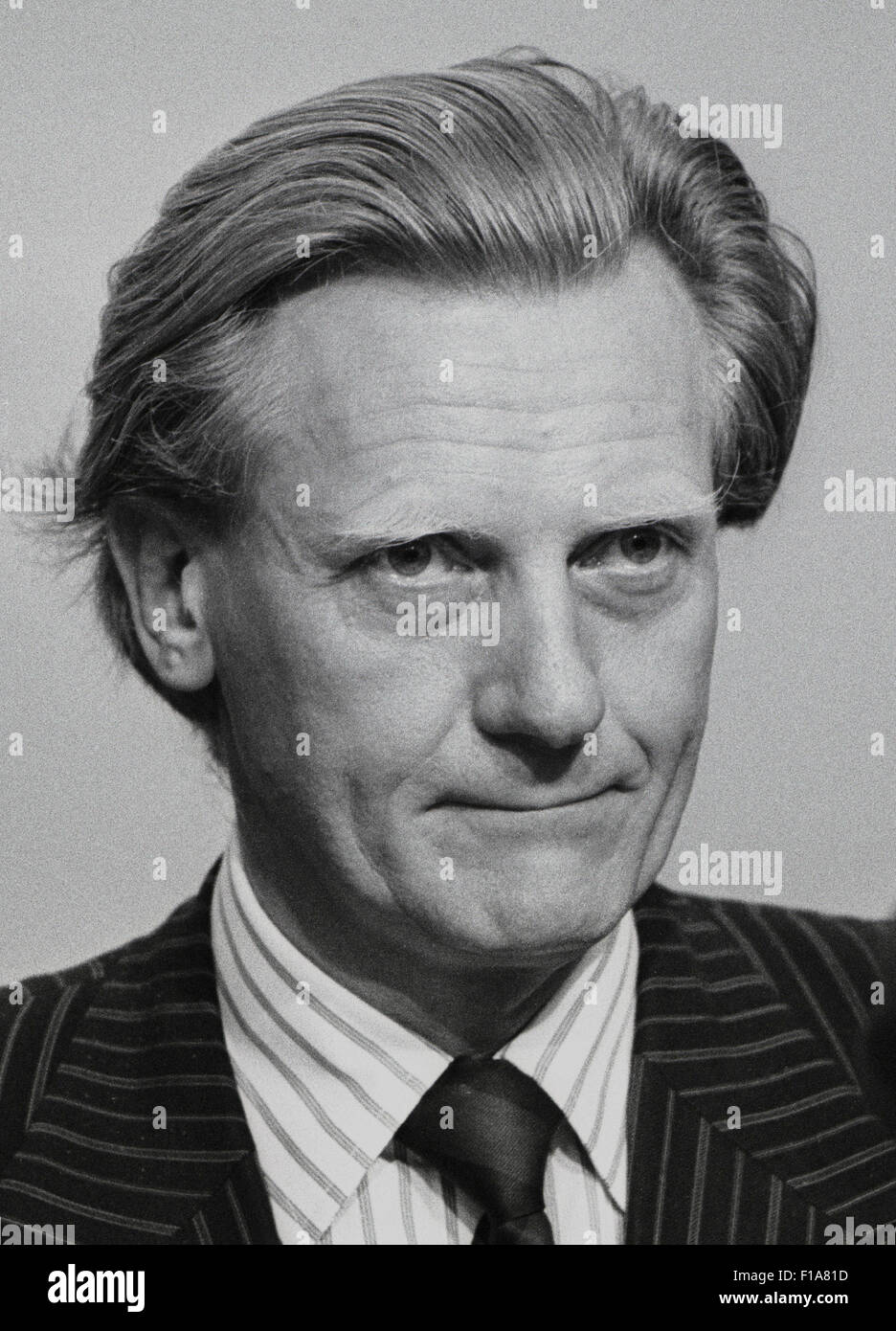 Michael Ray Dibdin Heseltine, Baron Heseltine, CH, PC (born 21 March 1933) is a British businessman, Conservative politician. Exclusive image by David Cole from the archives of Press Portrait Service Stock Photo