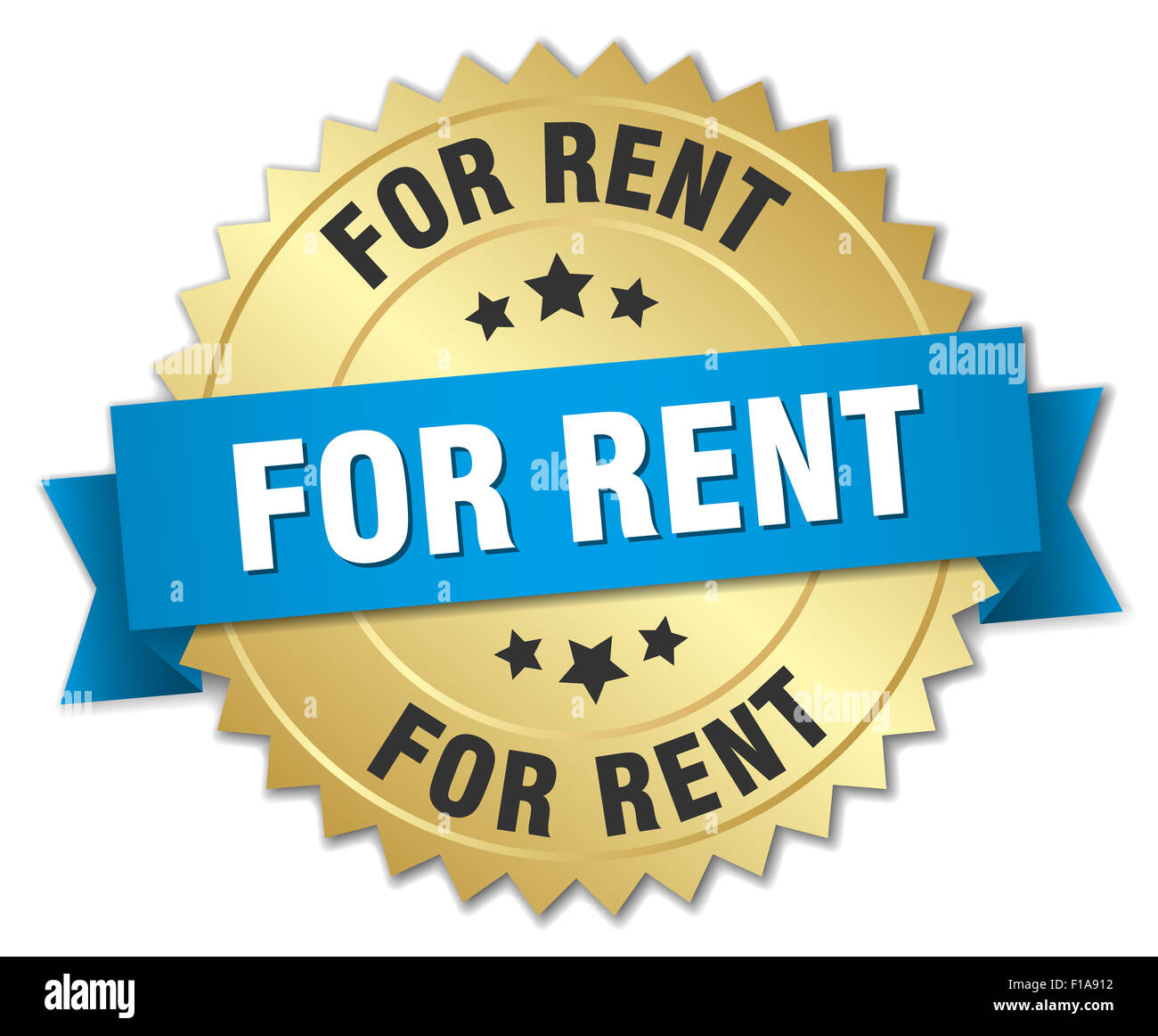 Rent banner template ribbon hi-res stock photography and images - Alamy