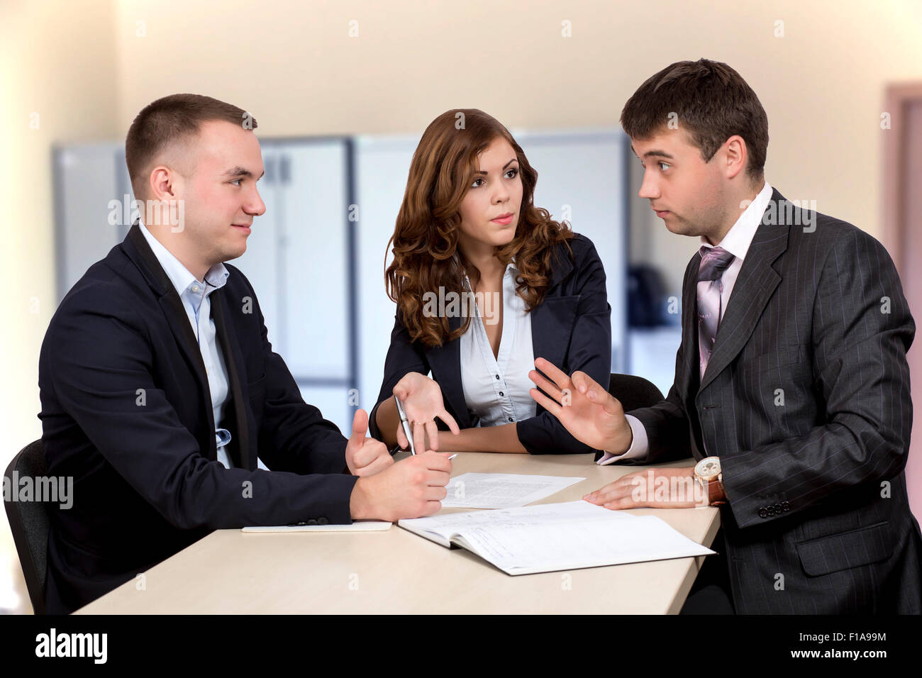 Business negotiations Stock Photo