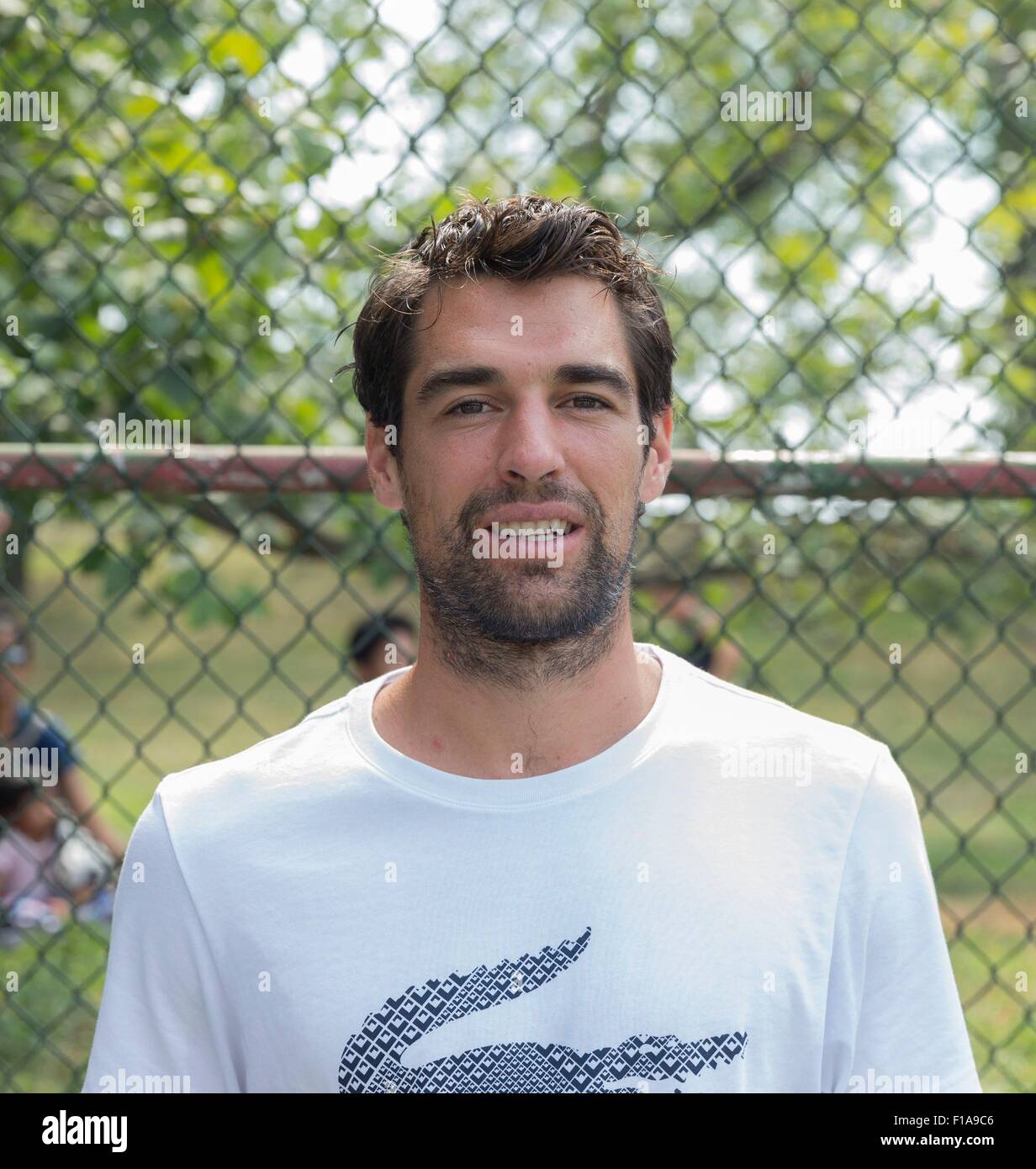 New York, NY, USA. 30th Aug, 2015. Jeremy Chardy in attendance for