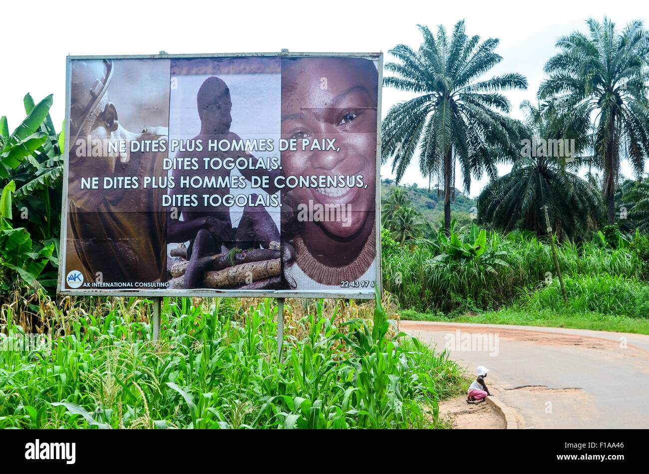 Campaign for Togolese Stock Photo