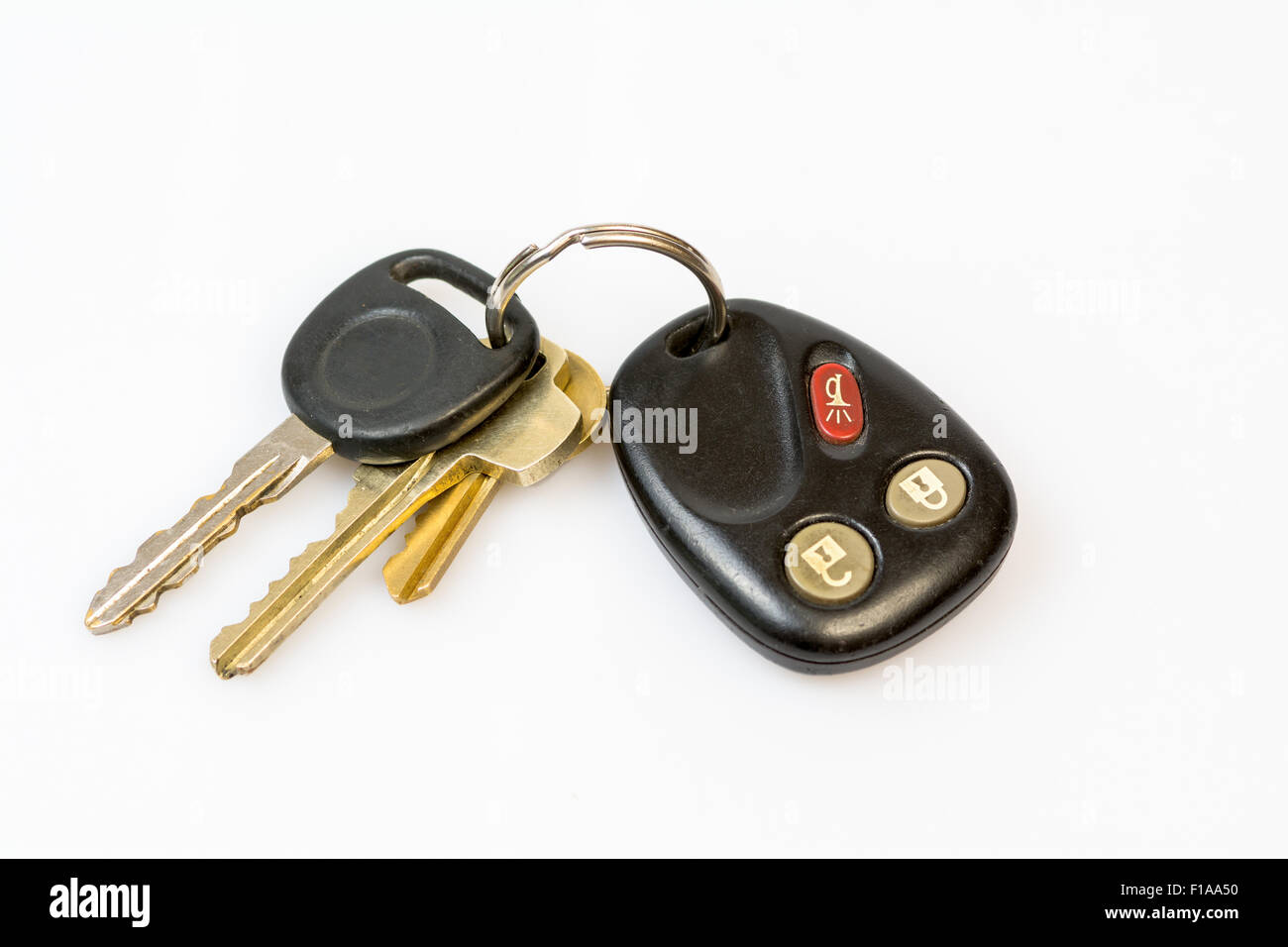 Set of used keys Stock Photo