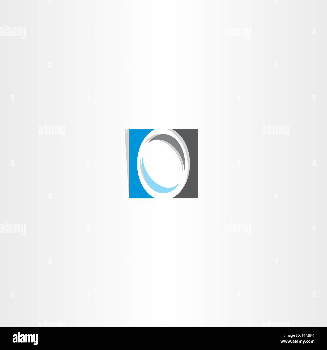 blue black letter o logo sign design Stock Vector Image & Art - Alamy