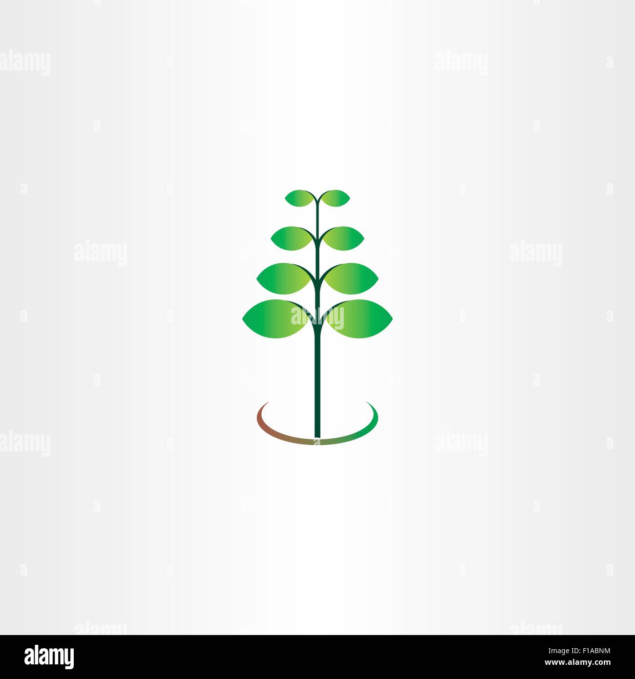 eco spring plant leaf green vector design Stock Vector