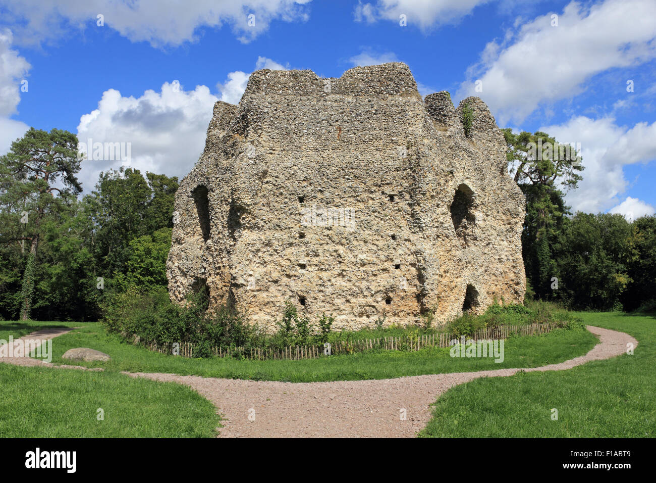 Odiham Castle built by King John near to the Basingstoke Canal