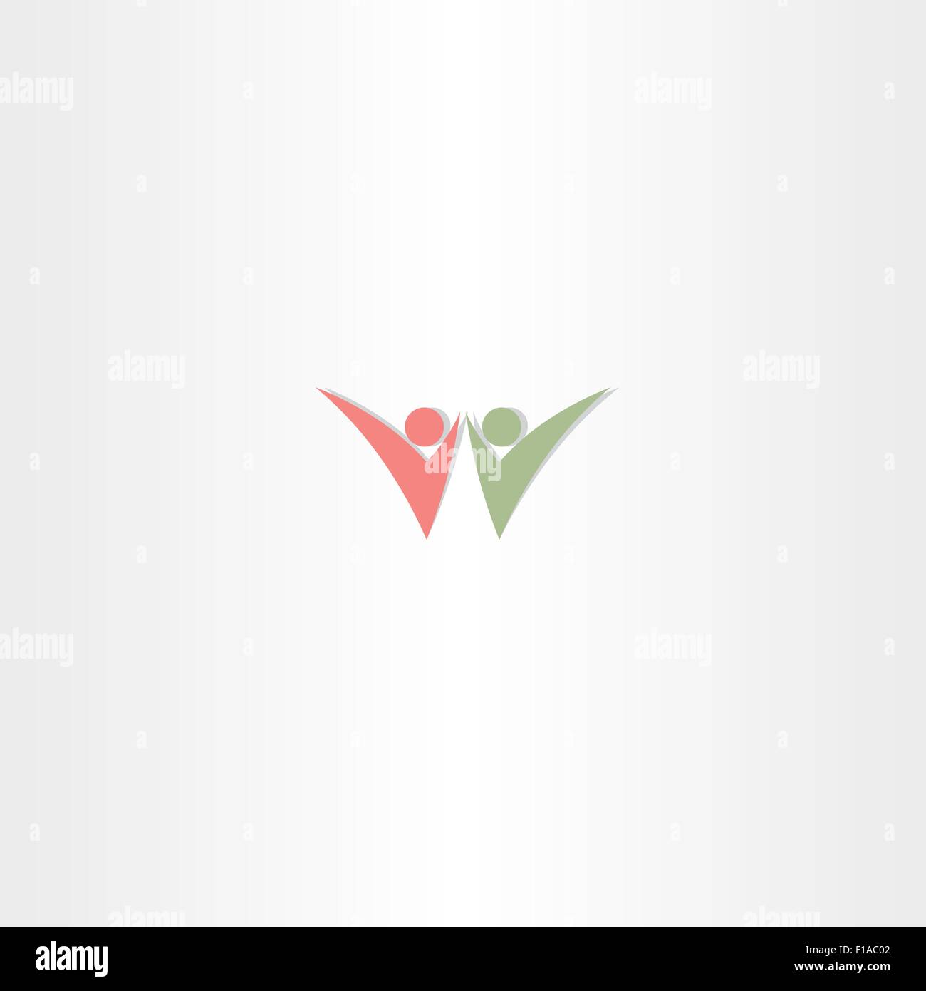 letter w people logotype sign vector logo Stock Vector Image & Art - Alamy