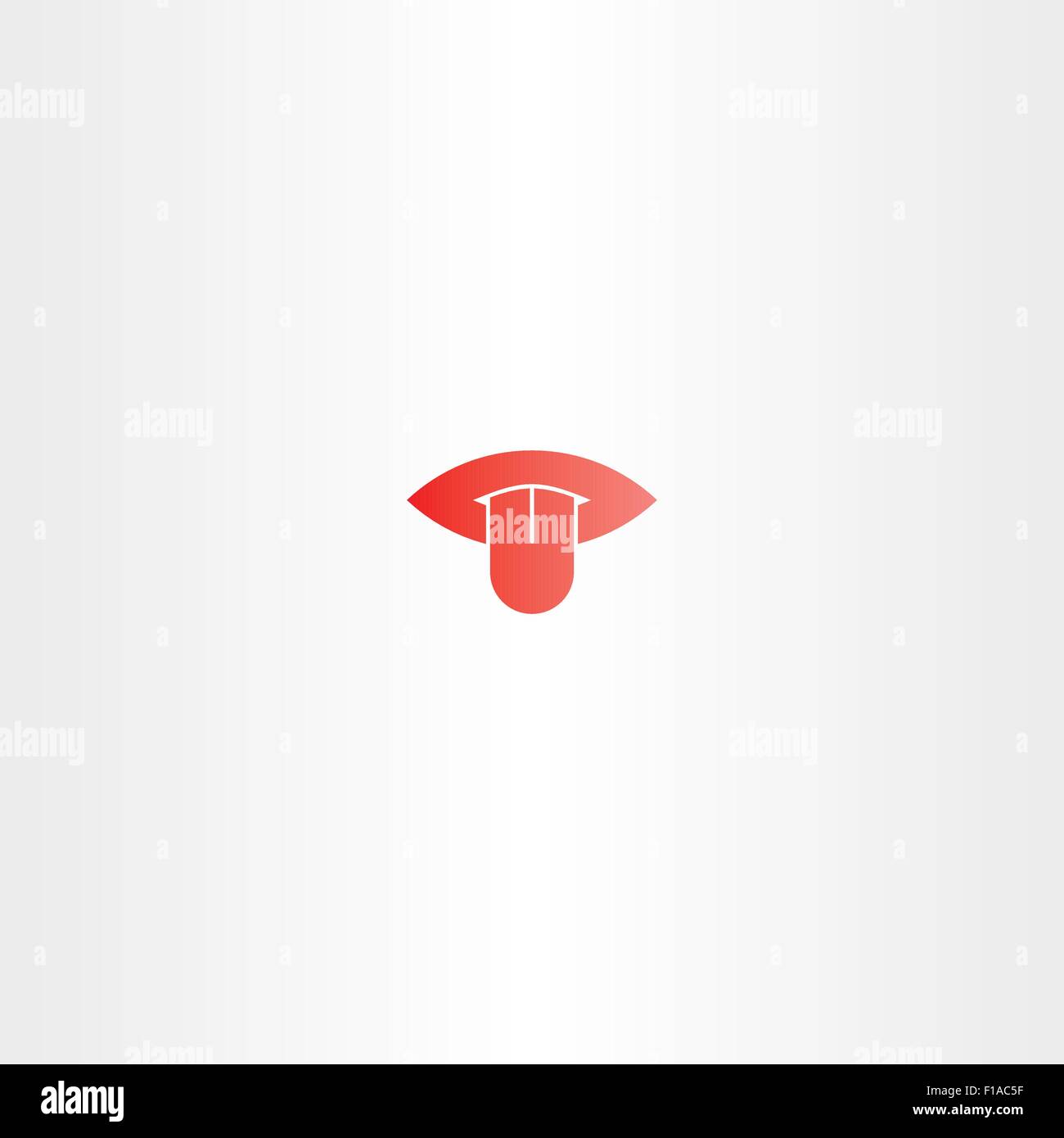 mouth and tongue vector icon logo design Stock Vector Image & Art Alamy