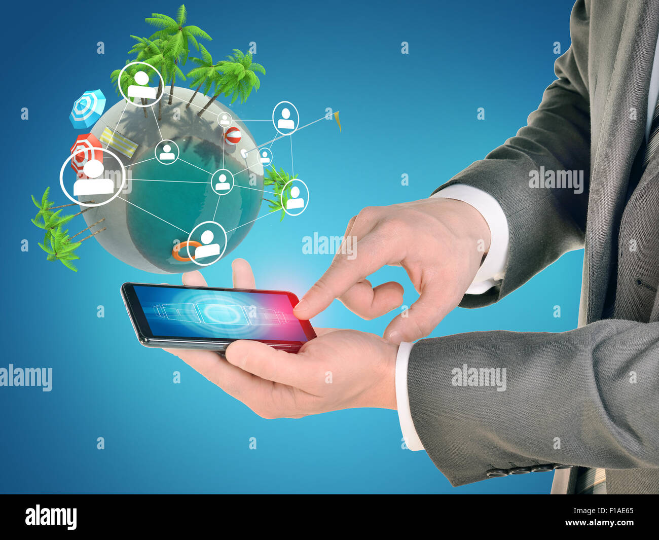 Planet smartphone hi-res stock photography and images - Alamy
