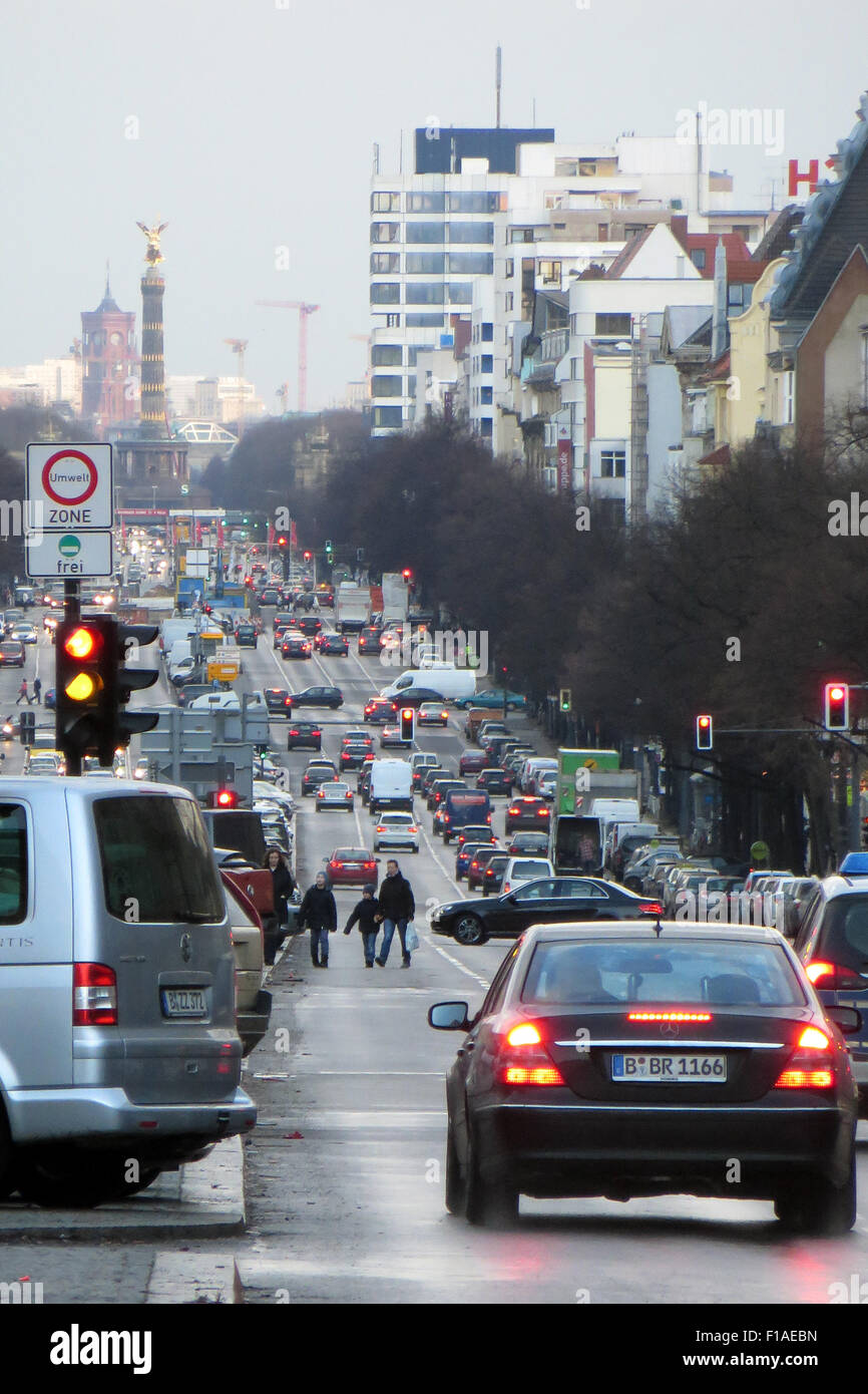 Berlin, Germany, on the road Kaiserdamm Stock Photo - Alamy