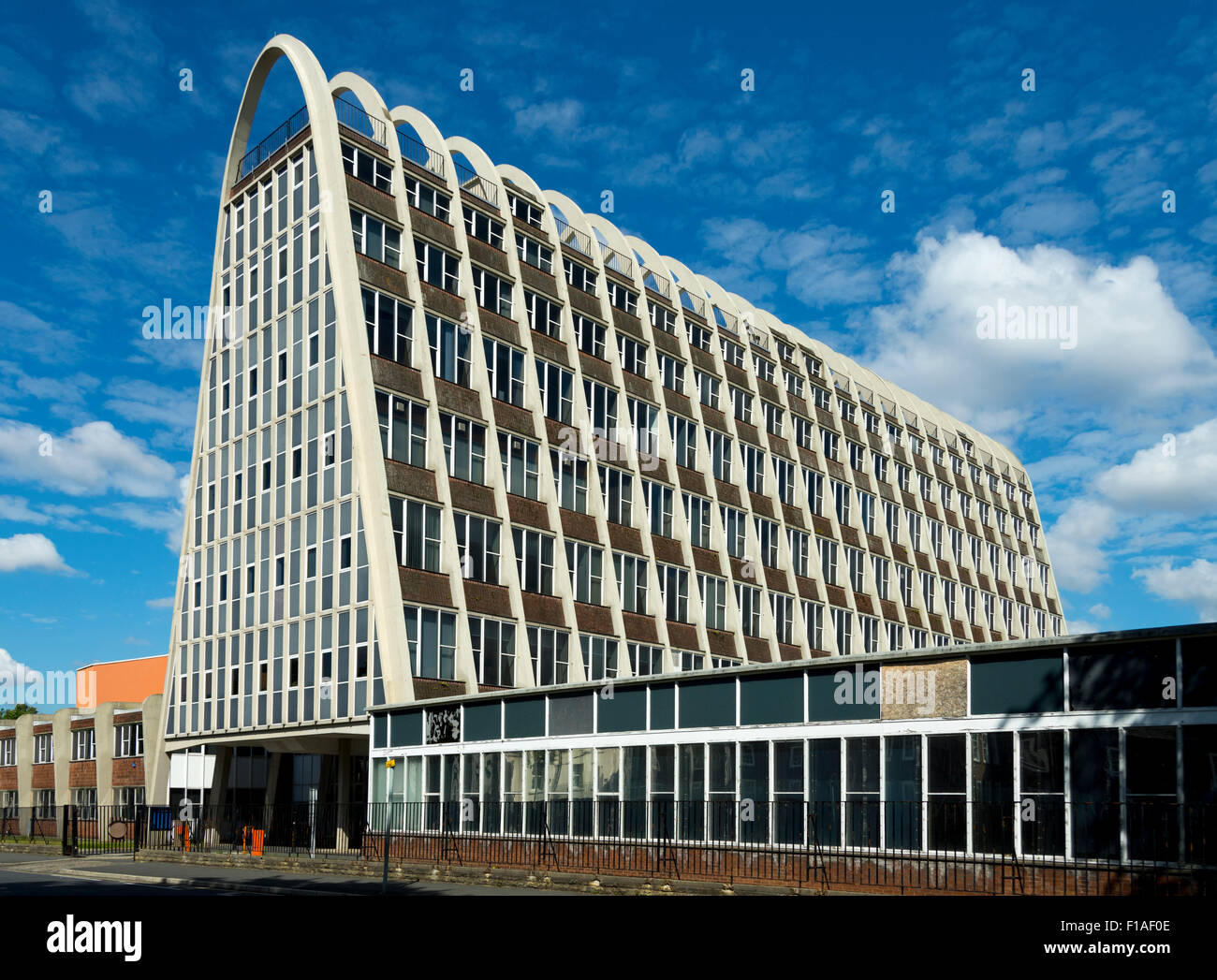 The Hollings Building, known as the 'Toast Rack', Old Hall Lane