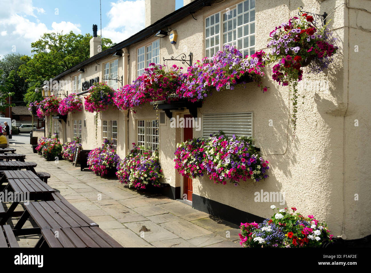 The Red Lion pub, Wilmslow Road, Withington, Manchester, UK. Withington