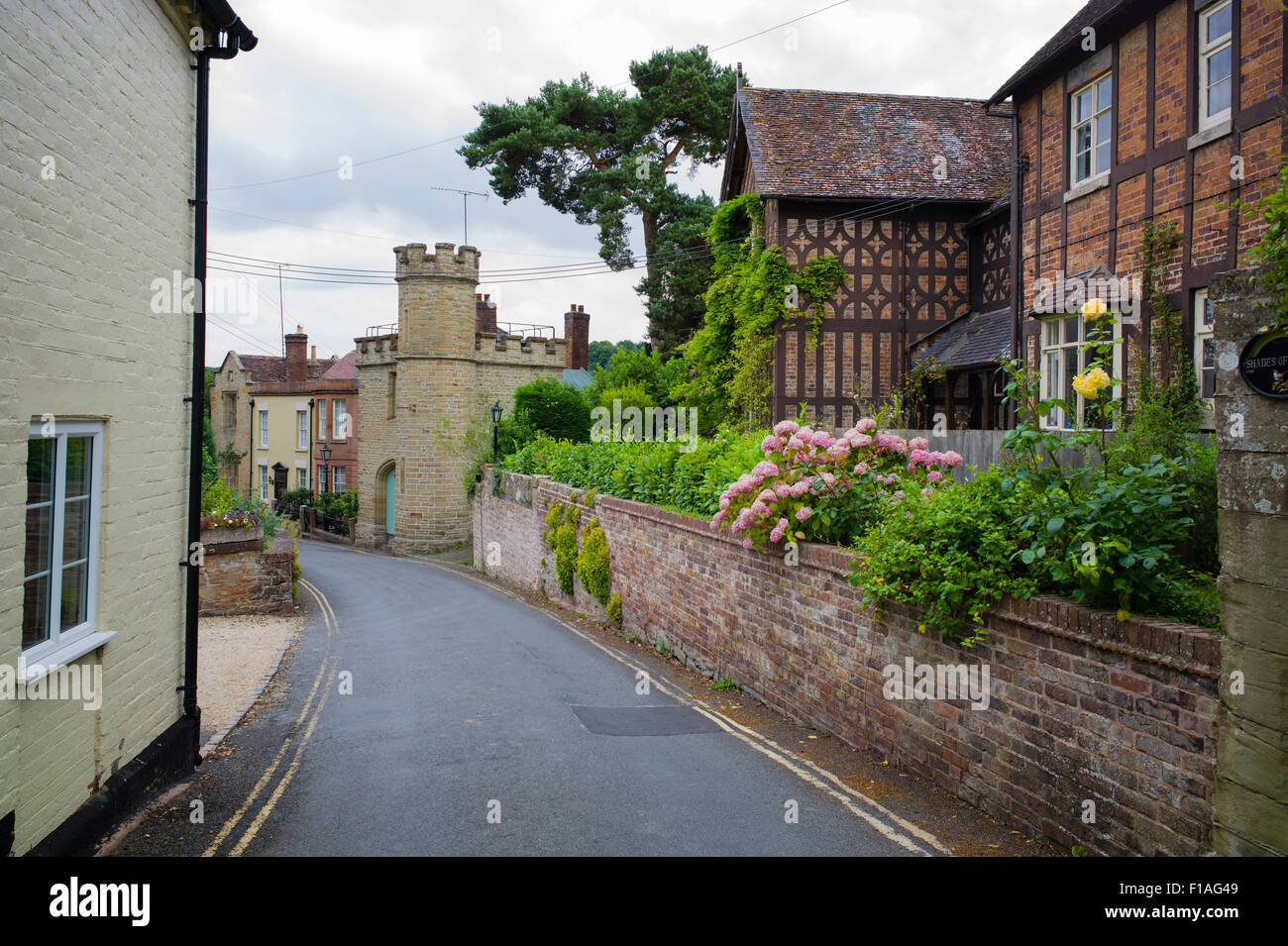 Arley Village Worcestershire UK Stock Photo Alamy