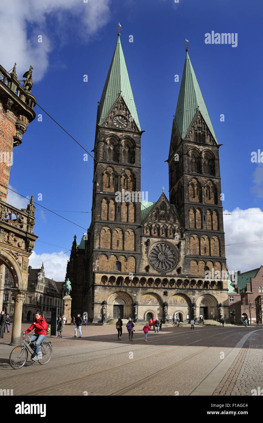 Bremen, Germany, the Dom St. Petri Stock Photo