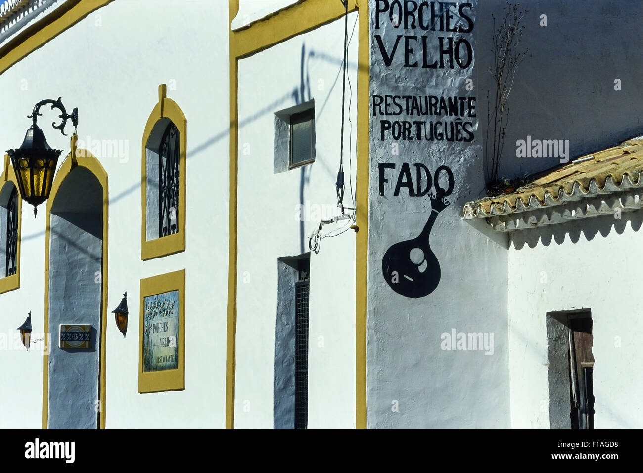 Rorches Velho Portuguese Restaurant Porches Village Algarve Stock Photo Alamy