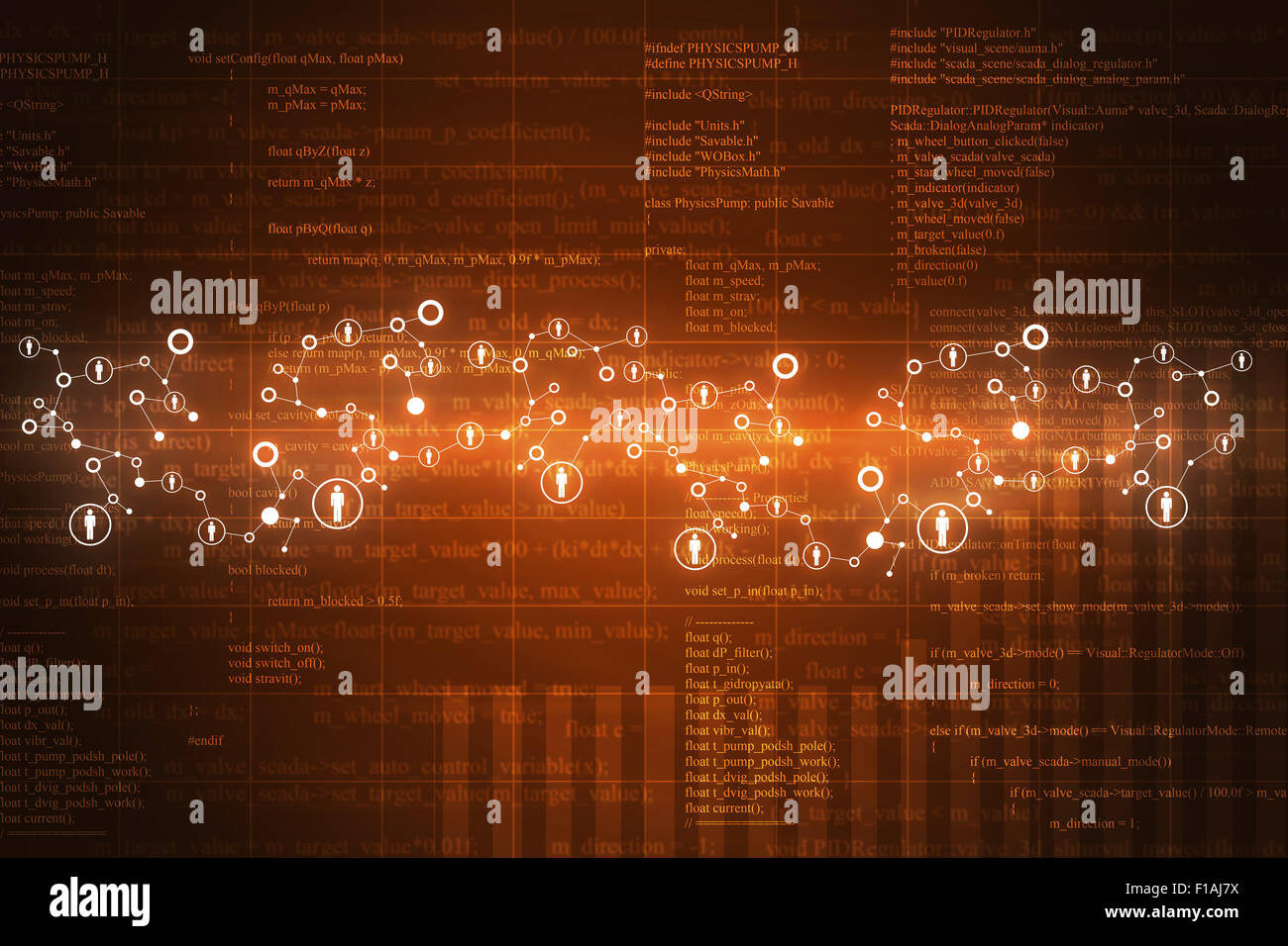 Abstract colorful background with numbers Stock Photo - Alamy