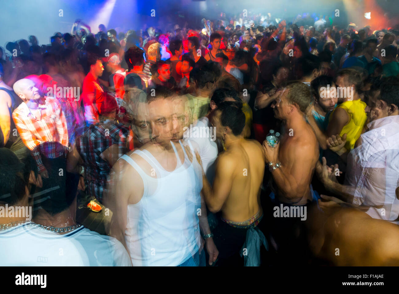 New York City, USA, Inside Views of Dancefloor, Trendy Gay Club