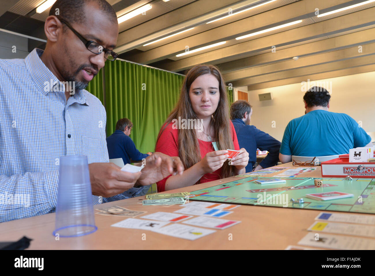 Mind Sports Olympiad London 2015 board games nerdy geeks Stock Photo