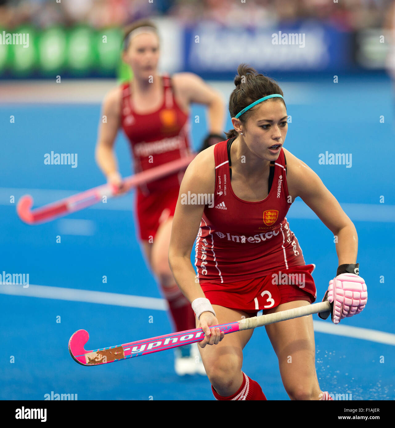 Lee Valley, London, UK. 30th Aug, 2015. Unibet EuroHockey Championships. Women's Final England v Netherlands. Credit:  Simon Balson/Alamy Live News Stock Photo