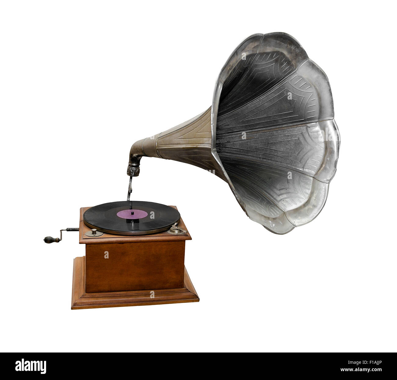 Gramophone. Stock Photo