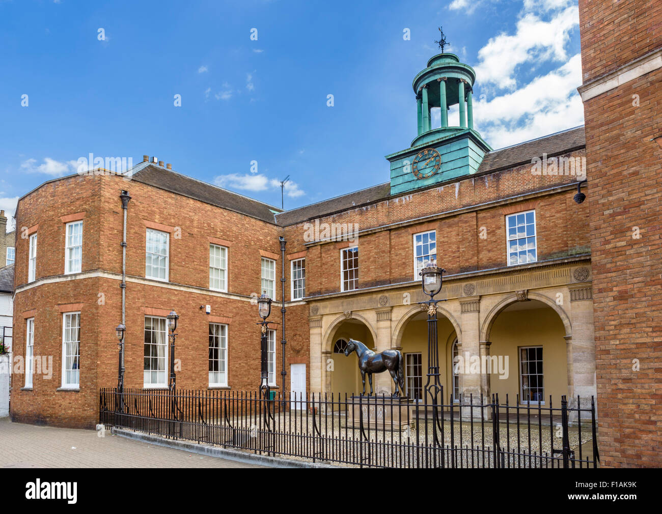 The Jockey Club Rooms, a private members club, High Street, Newmarket, Suffolk, England, UK Stock Photo