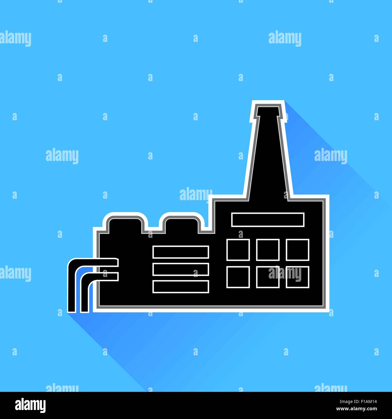 Oil refinery column Stock Vector Images - Alamy