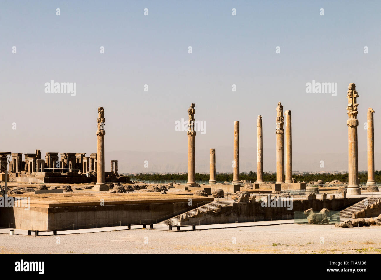 Ancient city of Persepolis in Iran near Shiraz Stock Photo