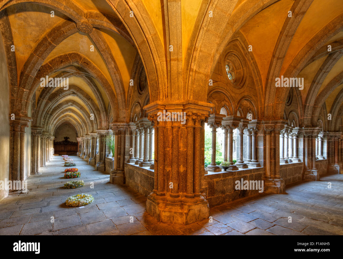 Austria, Lower Austria, Zwettl Abbey, cloister Stock Photo