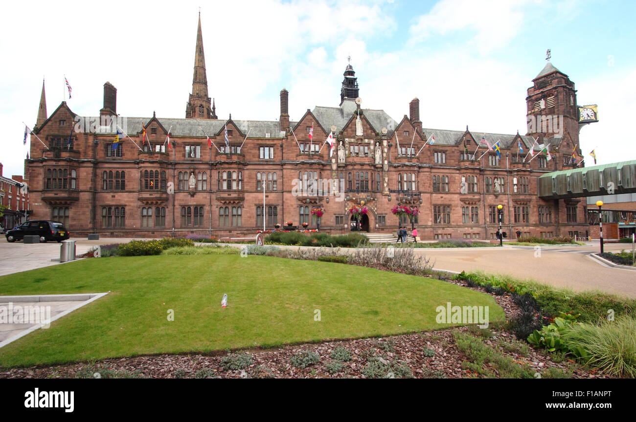 Exterior of the Coventry City Council building The Council House in