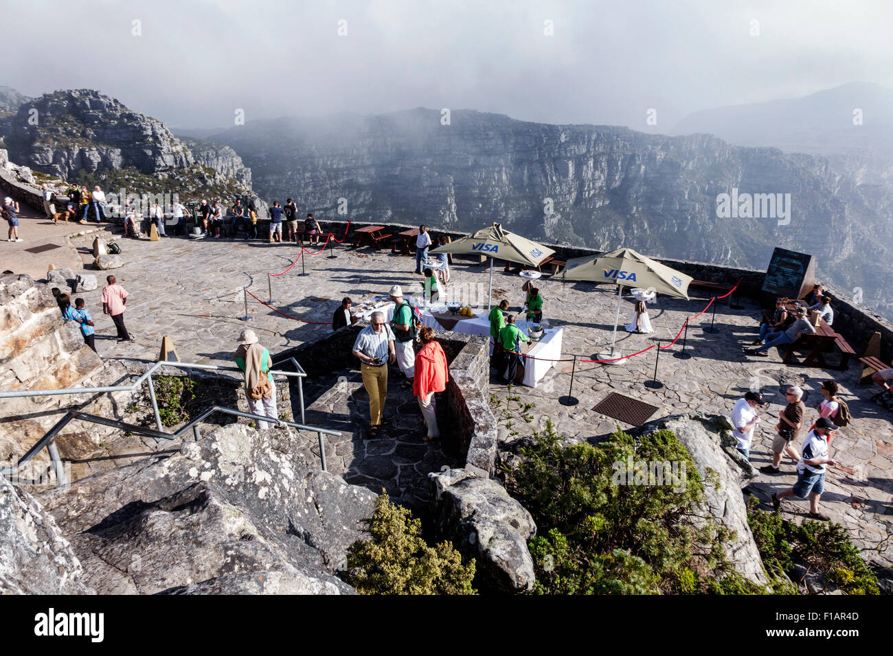 Cape Town South Africa,Table Mountain National Park,nature reserve,top,overlook,SAfri150312148 Stock Photo