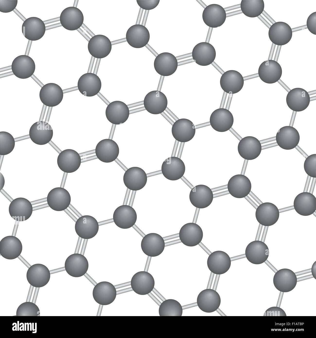 Carbon Molecule Background Stock Vector